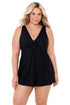 MiracleSuit Women’s Solids Plus Size Marais Swimdress